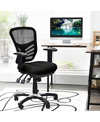 Gouun Ergonomic Mesh Office Chair Adjustable Back Height Armrests Recline