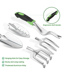 Xdovet Garden Tools Set 8 Piece Non Slip Handle Heavy Duty Storage Bag Kit Hand Gift