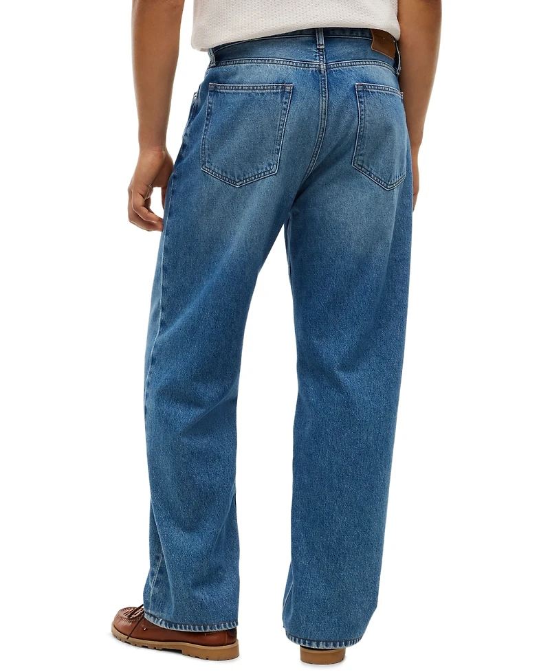 Tommy Hilfiger Men's Loose Grand Gus Indigo Denim Jeans