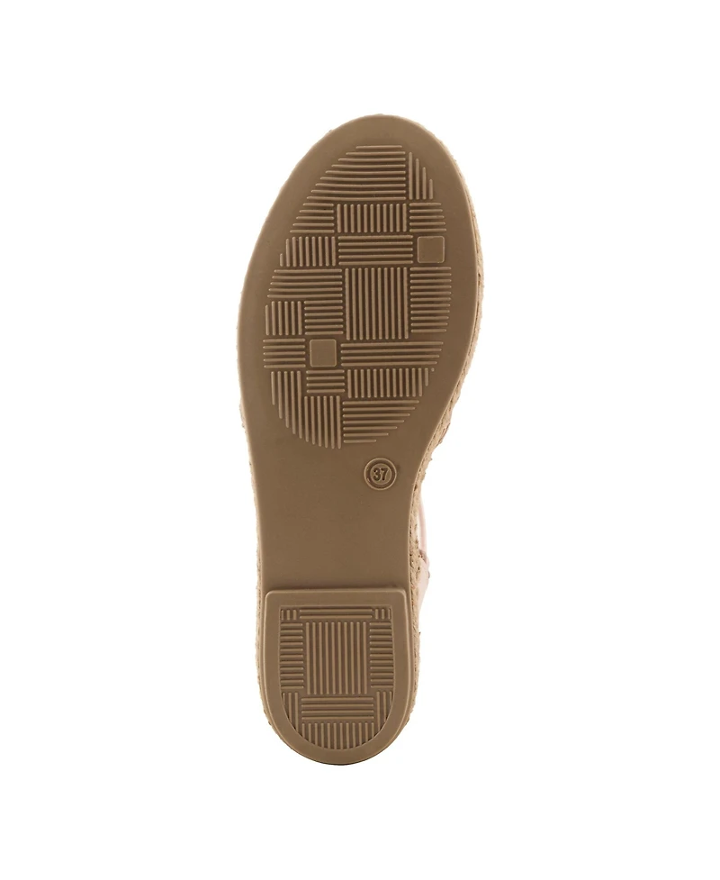 Spring Step Women's Clovae Espadrilles with Woven Leather Upper