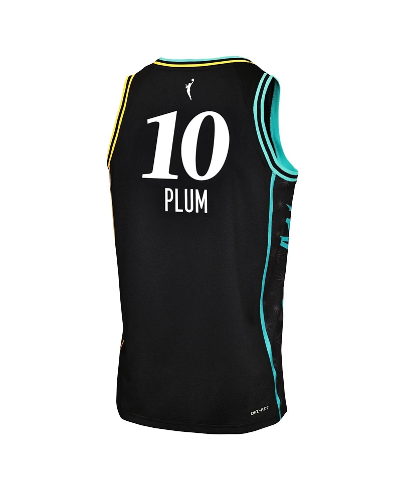 Nike Big Boys and Girls Kelsey Plum Black Los Angeles Sparks Victory Jersey - Rebel Edition