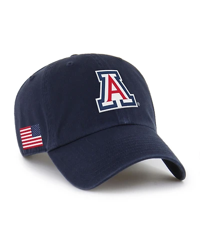 '47 Brand Men's Navy Arizona Wildcats Americana Heritage Clean Up Adjustable Hat