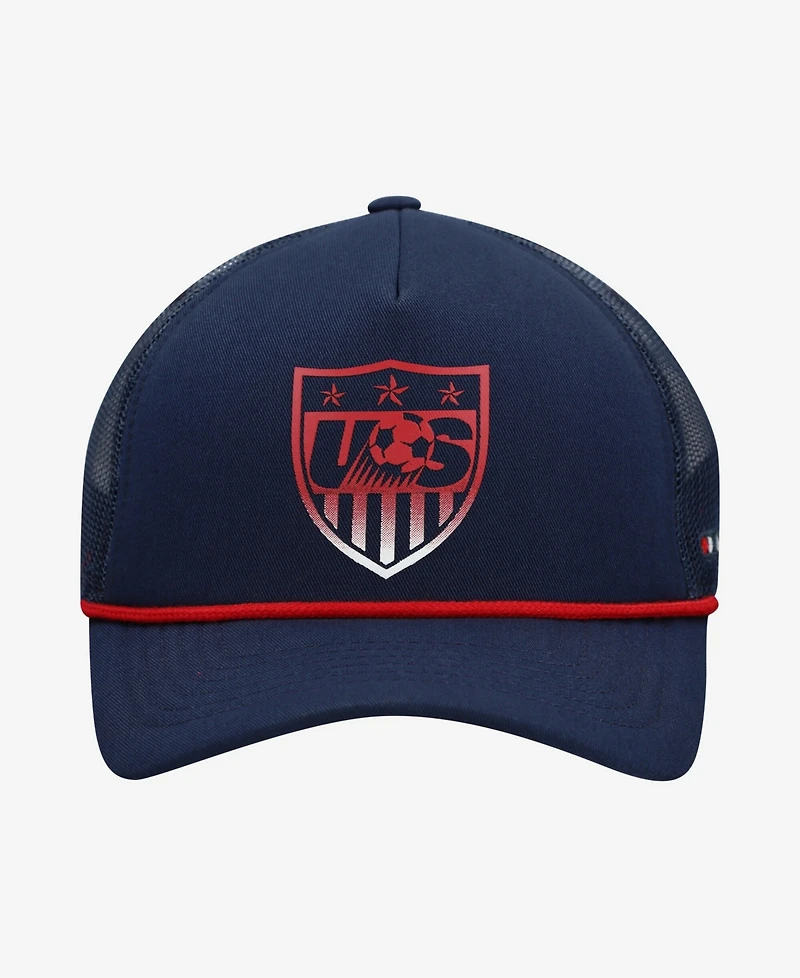 Fan Ink Men's and Women's Navy Usmnt Atmosphere Adjustable Trucker Hat