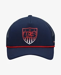 Fan Ink Men's and Women's Navy Usmnt Atmosphere Adjustable Trucker Hat