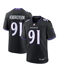 Nike Men's Trey Hendrickson Black Baltimore Ravens Alternate Game Jersey