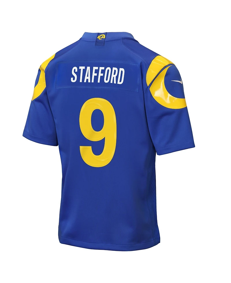 Nike Big Boys and Girls Matthew Stafford Royal Los Angeles Rams Team Game Jersey