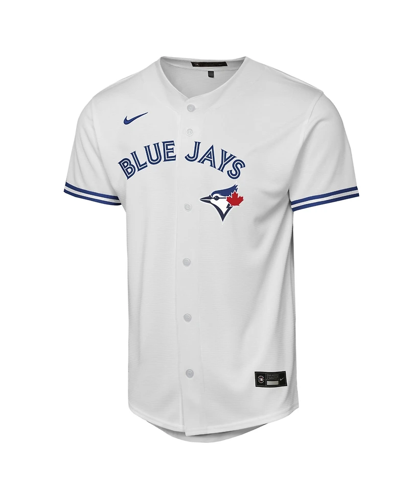 Nike Big Boys and Girls Vladimir Guerrero Jr. White Toronto Blue Jays Home Baseline Jersey