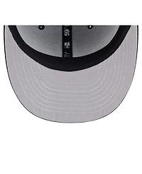 New Era Men's Black Pittsburgh Pirates Americana Bald Eagle Pre-Curved 59FIFTY Fitted Hat