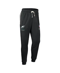 Nike Men's Black Philadelphia Eagles Sideline Standard Issue Dri-fit Taper Pants