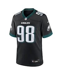 Nike Men's Jalen Carter Black Philadelphia Eagles Alternate Game Player Jersey