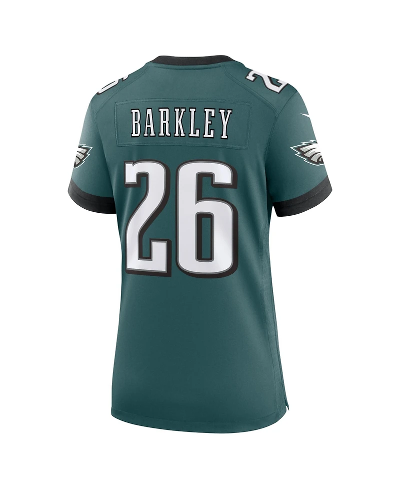 Nike Women's Saquon Barkley Midnight Green Philadelphia Eagles Team Game Jersey