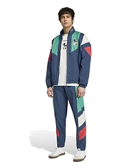 Adidas Men's Blue Italy National Team Eqt Full-Zip TrackSweatshirt