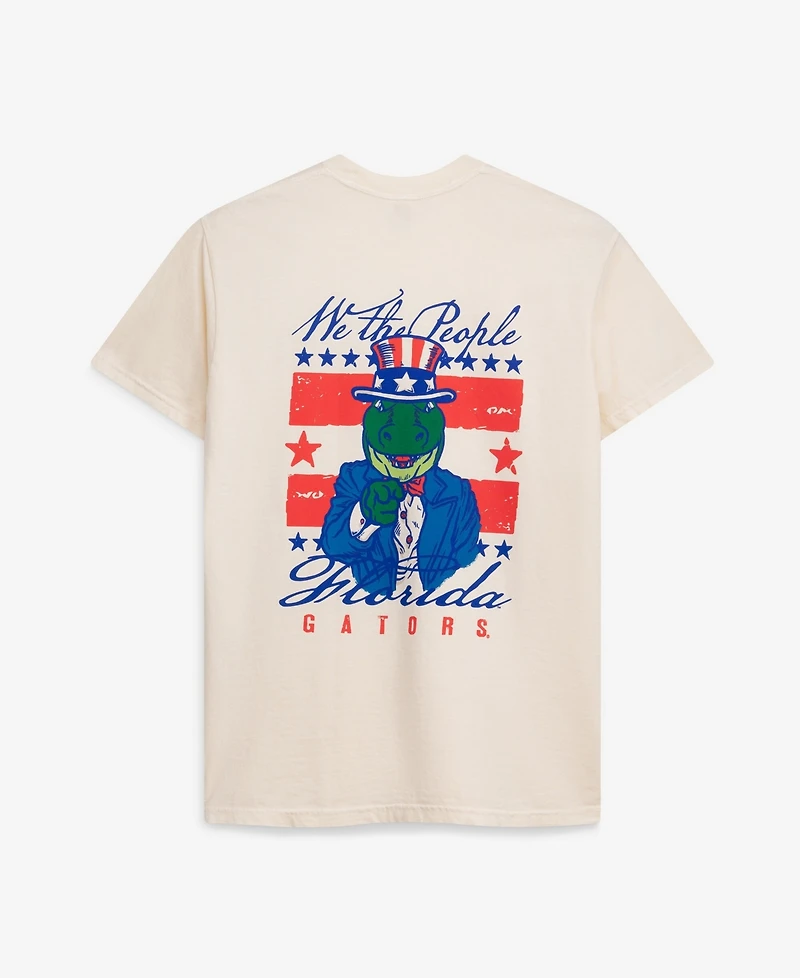 Image One Men's Cream Florida Gators Uncle Sam Mascot T-Shirt