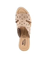 Spring Step Women's Flamyo Slide Sandal with Leather Upper