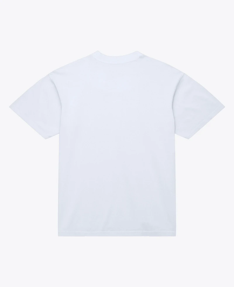 Mitchell & Ness Men's White Los Angeles Lakers Old English Classic T-Shirt