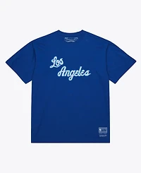 Mitchell & Ness Men's and Women's Royal Los Angeles Lakers Hardwood Classics Arch T-Shirt