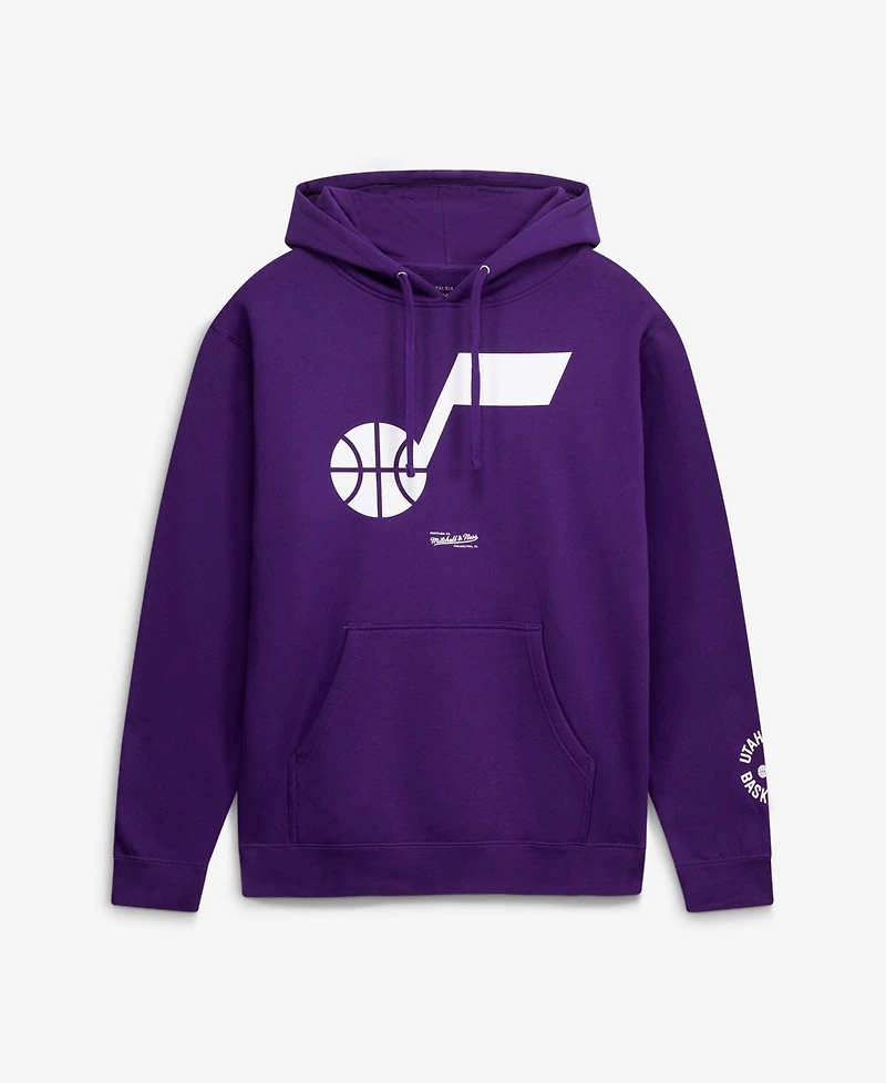 Mitchell & Ness Men's Purple Utah Jazz Fleece Hoodie