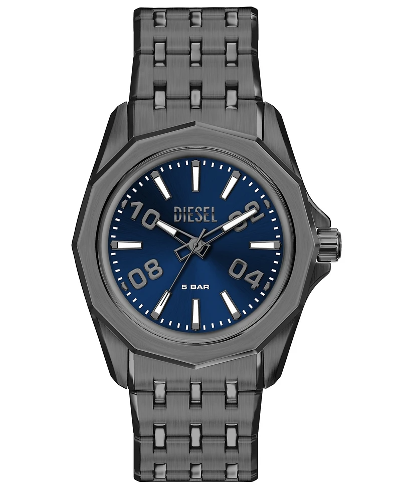Diesel Men's Stinger Quartz Gunmetal Stainless Steel Watch 44mm