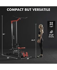 Mikolo Lat Pulldown and Cable Row Machine