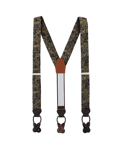 Trafalgar Men's World's Champion Goal Soccer Novelty Button End Suspenders