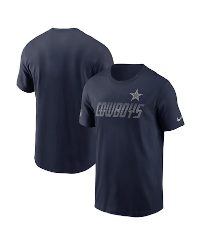 Nike Men's Navy Dallas Cowboys Sideline Dri-fit T-Shirt