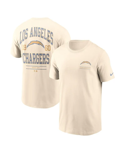 Nike Men's Natural Los Angeles Chargers Freestyle Essential T-Shirt