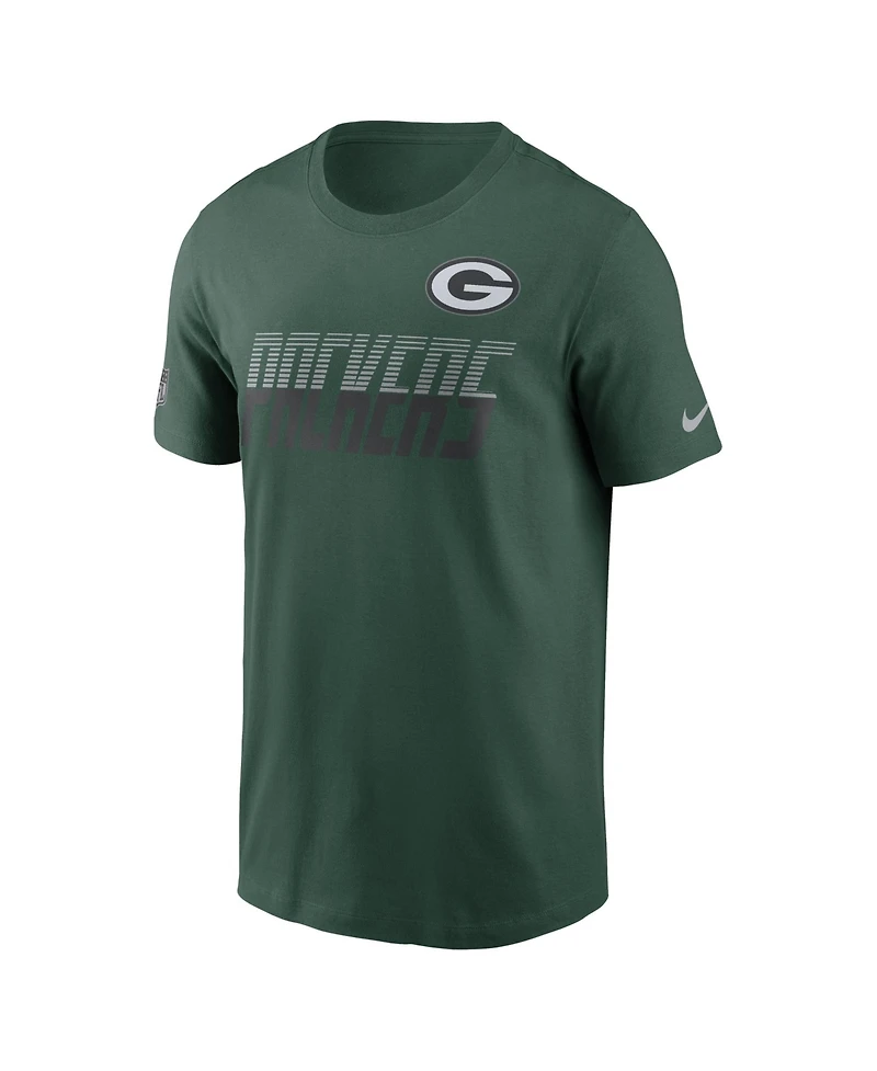 Nike Men's Green Bay Packers Sideline Dri-fit T-Shirt