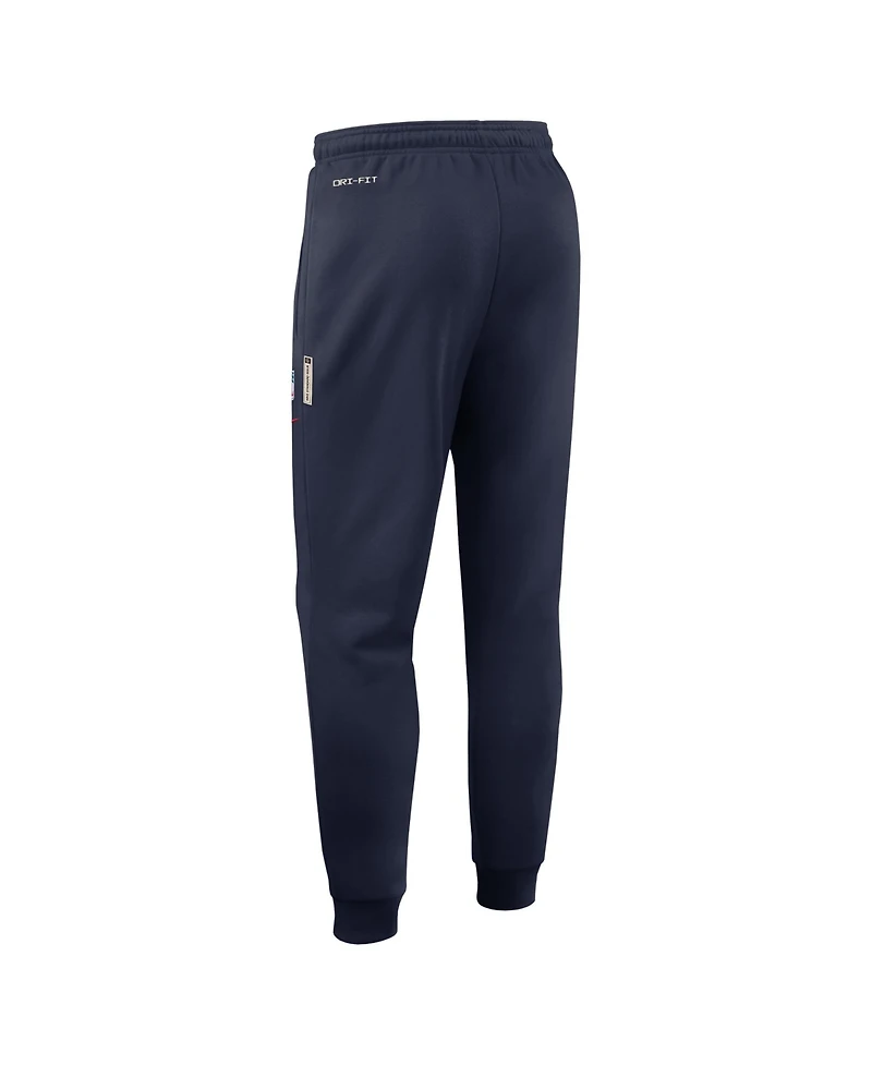Nike Men's Navy New England Patriots Sideline Standard Issue Dri-fit Taper Pants