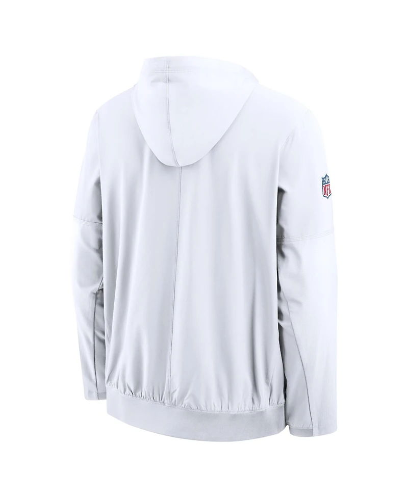 Nike Men's White Cincinnati Bengals Alt Anorak Half-Zip Hooded Jacket