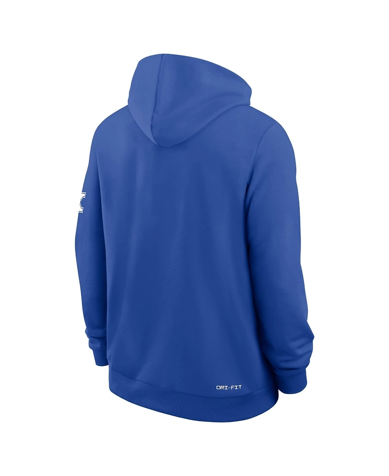 Nike Men's Royal Kentucky Wildcats 2026 Sideline Standard Issue Dri-fit Hoodie