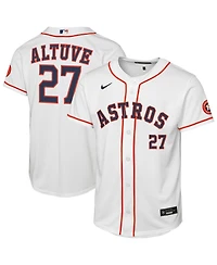 Nike Big Boys and Girls Jose Altuve White Houston Astros Home Stadium Jersey