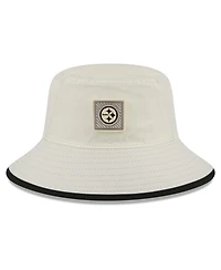 New Era Men's Cream Pittsburgh Steelers 2026 Nfl Training Camp Sport Bucket Hat