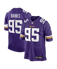 Nike Men's Caleb Banks Purple Minnesota Vikings 2026 Nfl Draft First Round Pick No. 18 Team Game Jersey