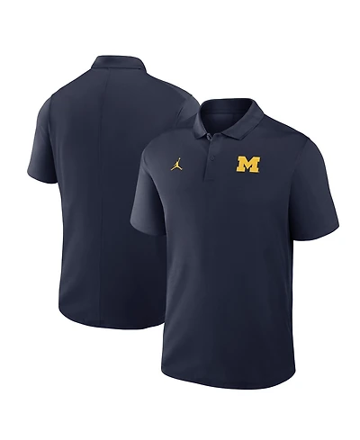 Jordan Men's Navy Michigan Wolverines Dri-fit Victory Polo Shirt