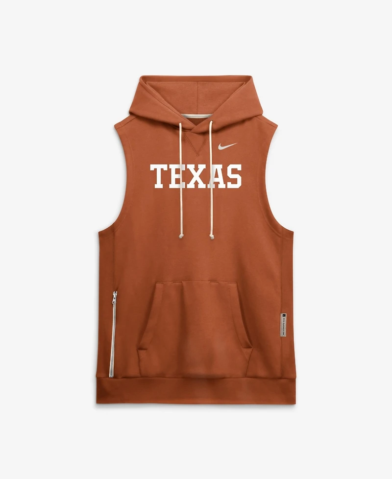 Nike Men's Texas Orange Longhorns 2026 Sideline Sleeveless Dri-fit Hoodie