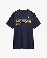 Jordan Men's Navy Michigan Wolverines Sideline Legend Dri-fit T-Shirt