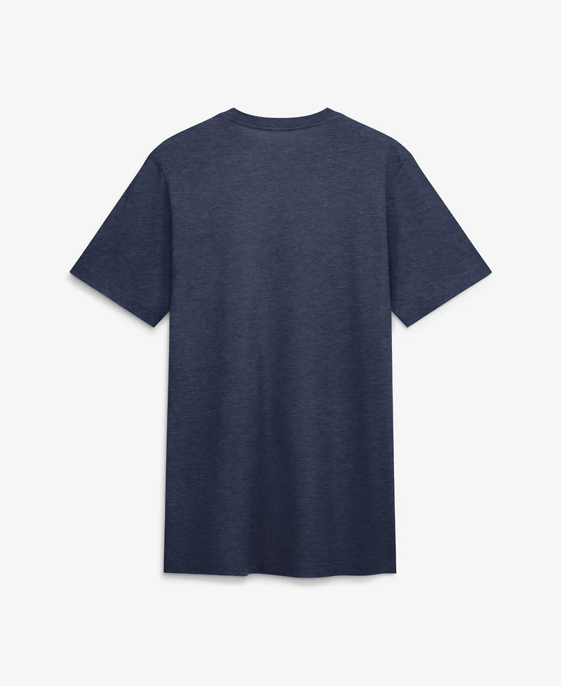 Nike Men's Navy Detroit Tigers Tri-Blend Logo T-Shirt