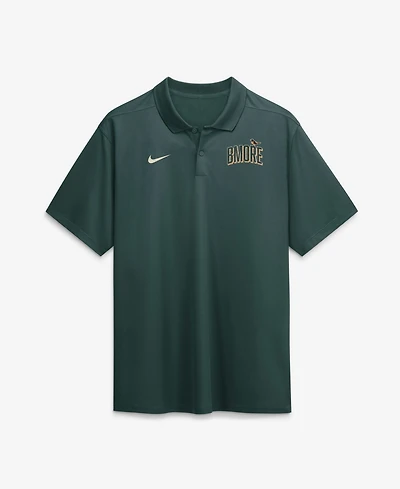 Nike Men's Green Baltimore Orioles City Connect Victory Dri-fit Polo Shirt