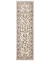 Oriental Weavers Maharaja 5091Z Ivory and Blue 2'3" x 7'6" Runner Rug