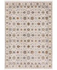Oriental Weavers Maharaja 71W Ivory and Gold 5'3" x 7'6" Area Rug