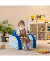 Gouun 3-in-1 Convertible Flip-Open Kids Sofa for Play and Nap