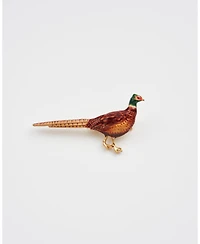Fable England Pheasant Enamel Brooch