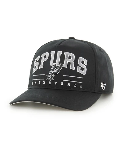 '47 Brand Men's Black San Antonio Spurs Roscoe Hitch Adjustable Hat
