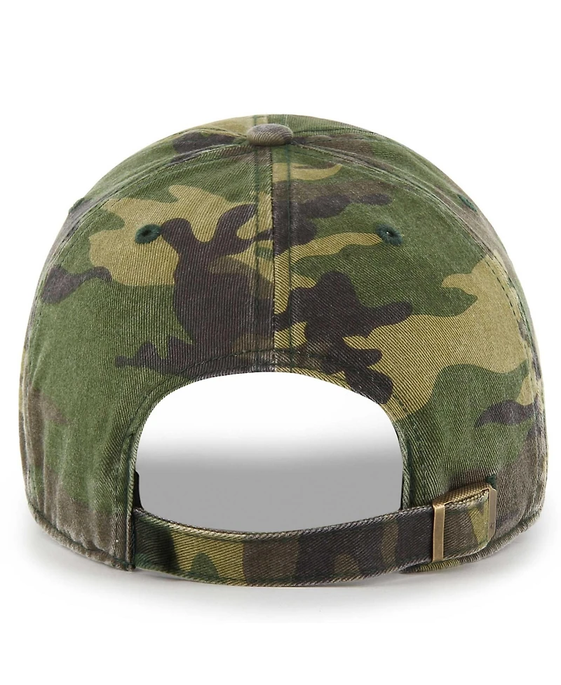 '47 Brand Men's Camo San Antonio Spurs Clean Up Adjustable Hat