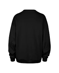 '47 Brand Women's Black San Antonio Spurs Imprint Oversized Sweatshirt