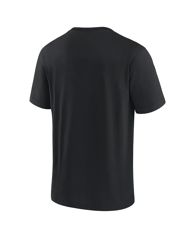 Fanatics Men's Black New York Knicks Devoted Heavyweight T-Shirt