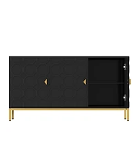Clihome Freestanding Storage Cabinet 3-Door Accent