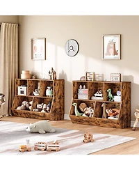 Slickblue Children's Bookcase with Storage Cabinet for Playroom and Nursery