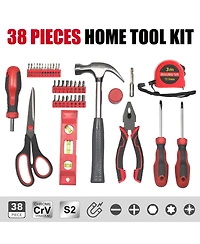 Xdovet Home Tool Kit Portable Storage Box Daily Repair Maintenance Diy Office Garage
