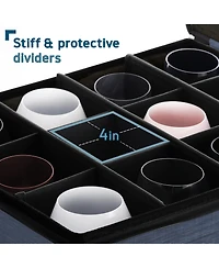 StorageBud Fine China Storage Containers, 6 Piece Dish Storage Containers
